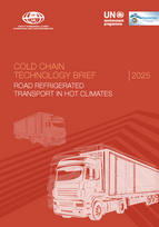 first page of the technical brief, orange with a truck